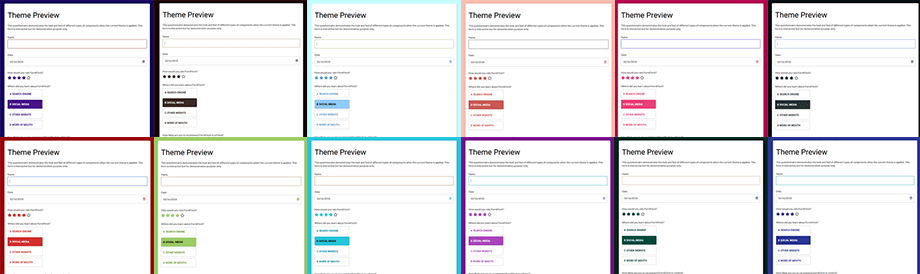 Material Design forms