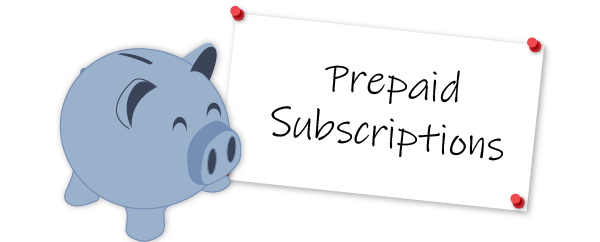 Prepaid subscriptions that your piggy bank will enjoy