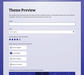 The Elegant Light Bay Of Many Blue form theme